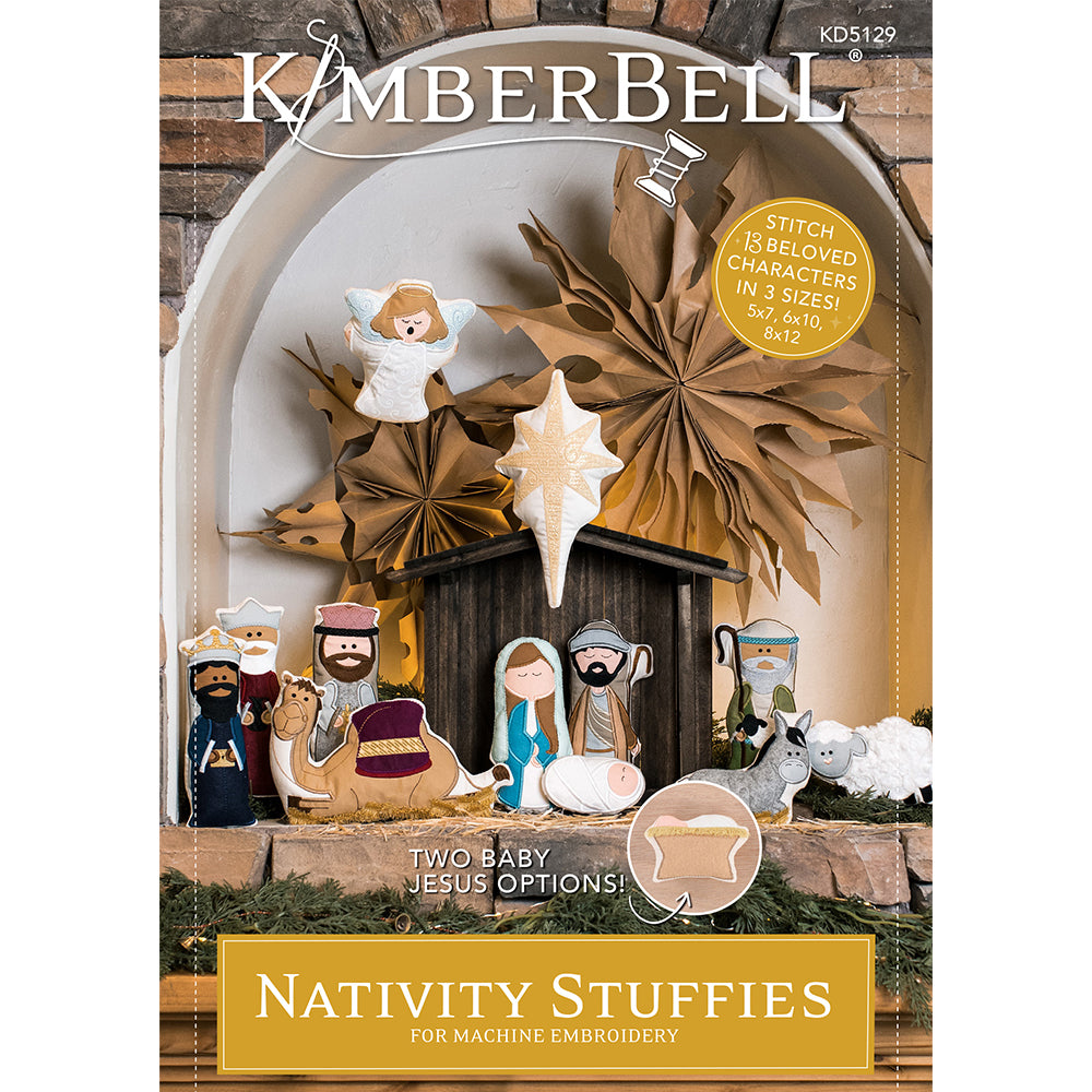Nativity Stuffies FABRIC KIT for Kimberbell Nativity Stuffies Embroidery CD