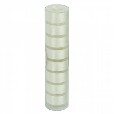 Clear-Glide Prewound Class 15A 135yd Bobbins White 8 Count