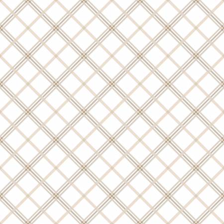Kimberbell Basics Cream/Taupe Plaid MAS8262-E