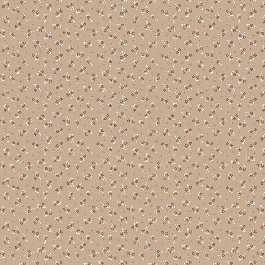 Lori Holt Mercantile Delightful Tea Dye Fabric C14388-TEADYE