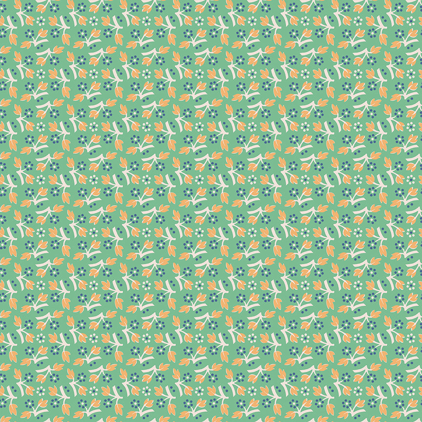 Lori Holt Mercantile Memories Leaf Fabric C14390-LEAF