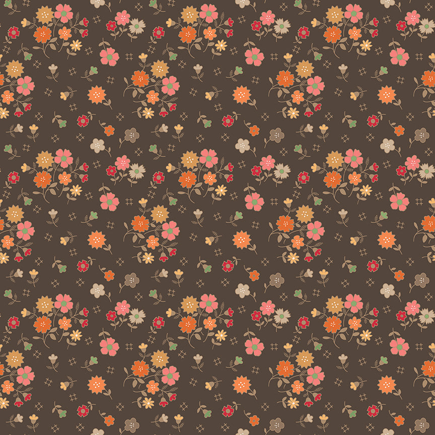 Lori Holt Autumn Raisin Fabric C14650-RAISIN