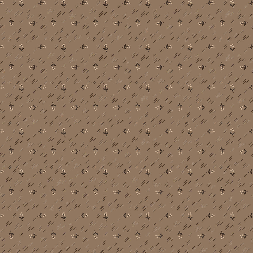 Lori Holt Autumn Chestnut Fabric C14652-CHESTNUT