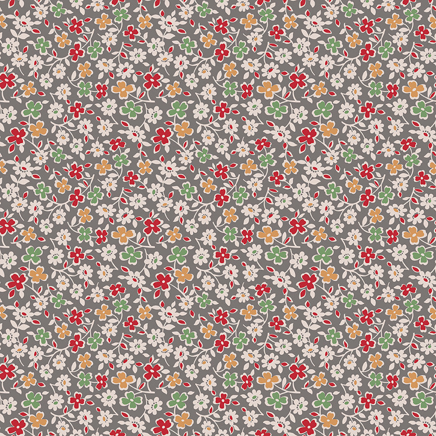 Lori Holt Autumn Milk Can Fabric C14659-MILKCAN