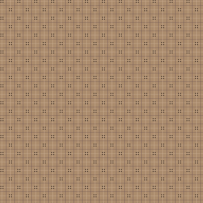 Lori Holt Autumn Brown Sugar Fabric C14661-BROWNSUGAR
