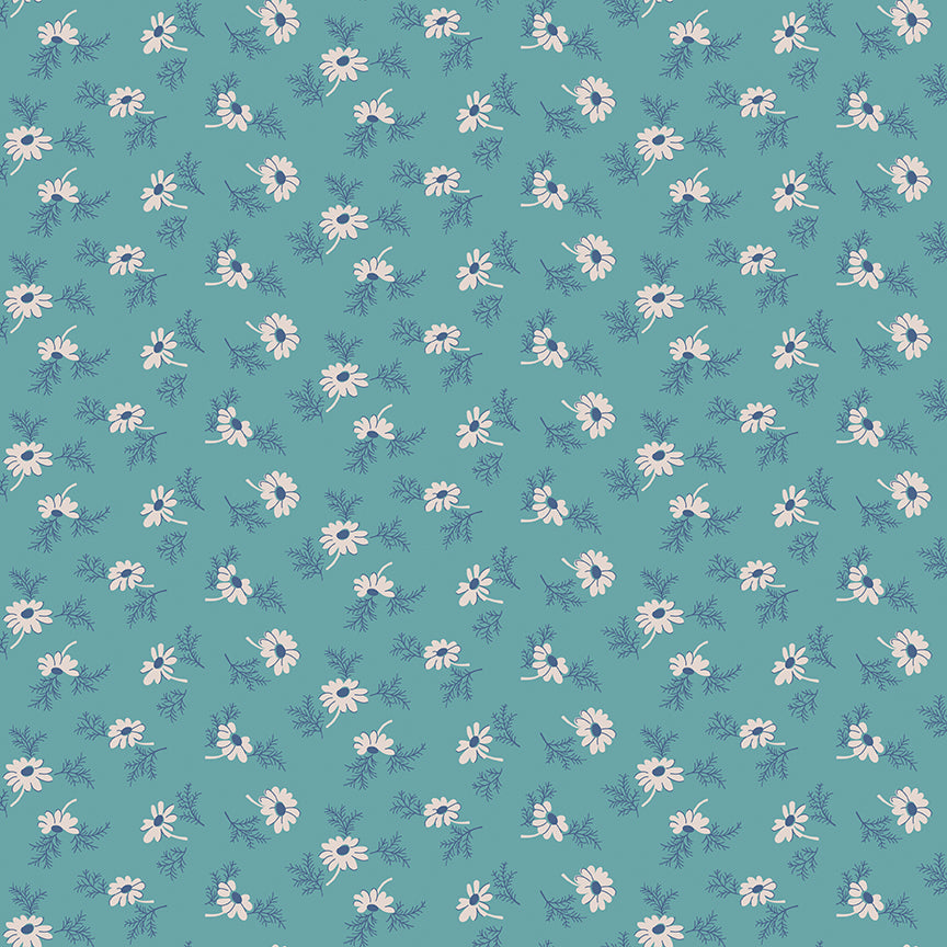 Lori Holt Home Town Holiday Fabric C14903-RAINDROP