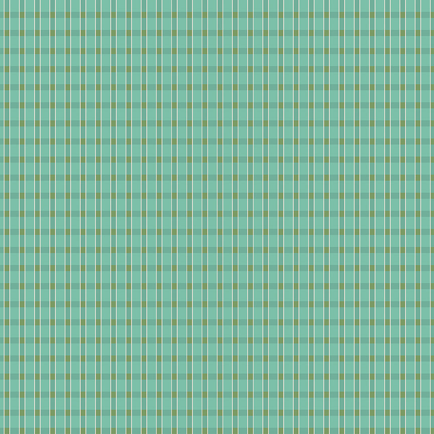 Lori Holt Home Town Holiday Fabric C14905-SEAGLASS