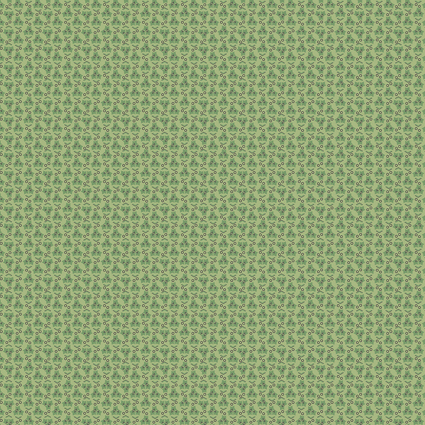 Lori Holt Home Town Holiday Fabric C14910-LETTUCE