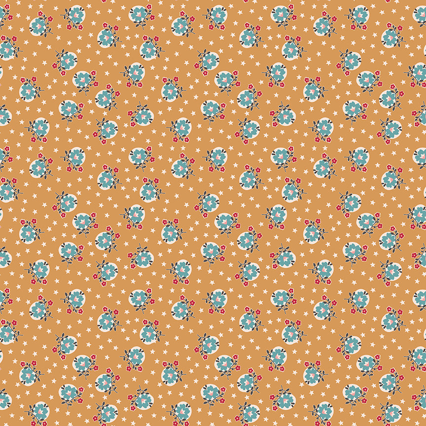 Lori Holt Home Town Holiday Fabric C14916-CIDER