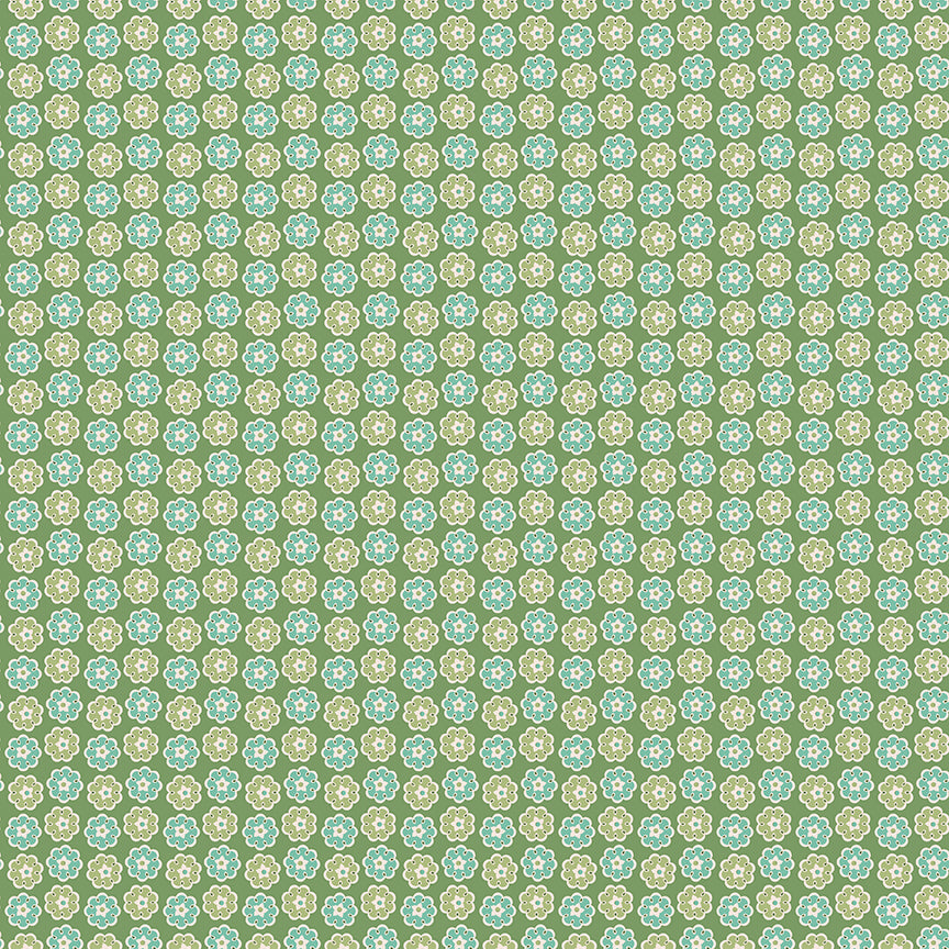Lori Holt Home Town Holiday Fabric C14917-CLOVER