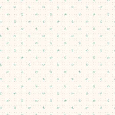 Lori Holt Bee Backgrounds Teal Fabric C6380R-TEAL