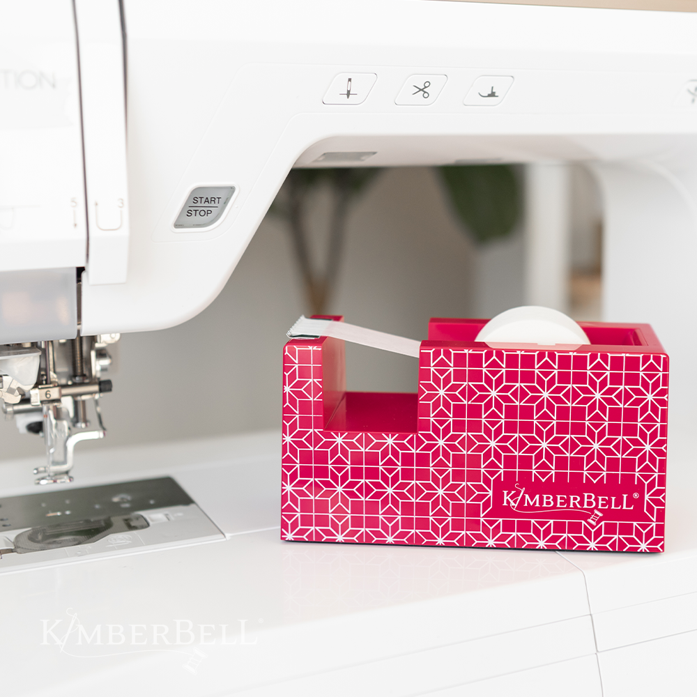 Kimberbell Paper Tape Dispenser, Cranberry Star