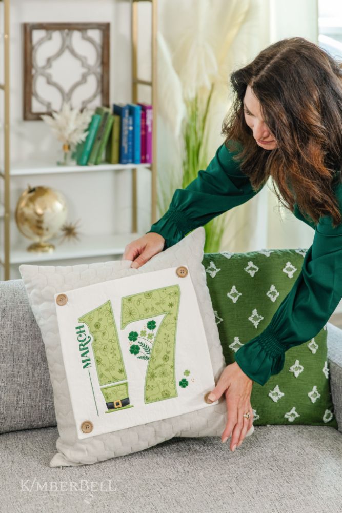 Fabric Kit for Kimberbell Save the Date Pillow March 17th