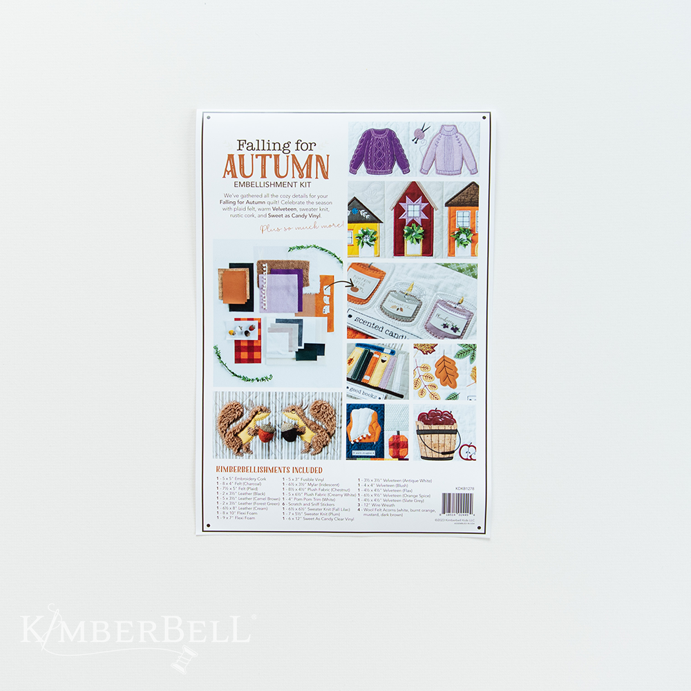 Kimberbell Embellishment Kit for Falling for Autumn