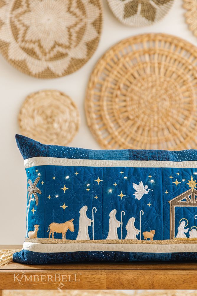 Kimberbell Nativity Bench Pillow Embroidery CD