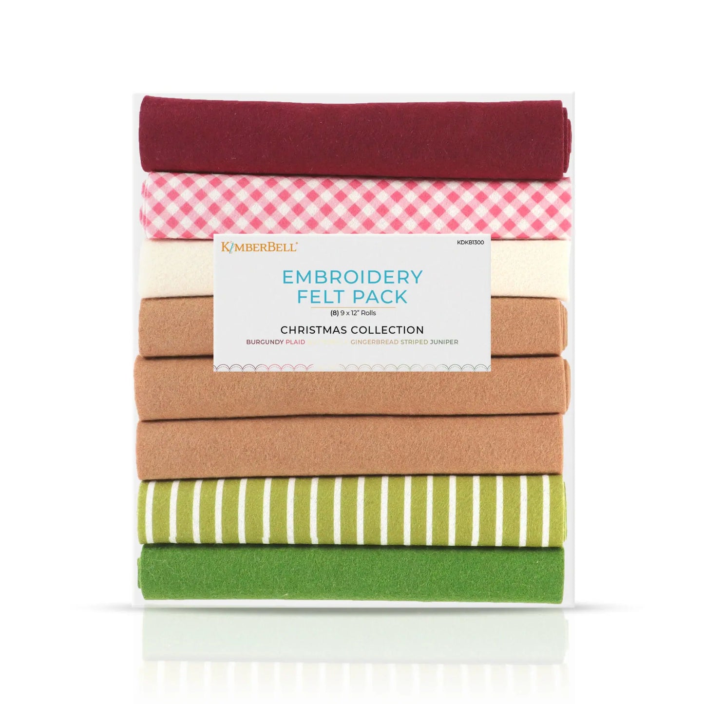 Kimberbell Embroidery Felt Pack, Christmas KDKB1300