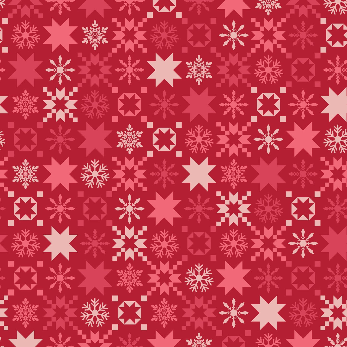 Kimberbell Red Snowflake Christmas MAS10577-R