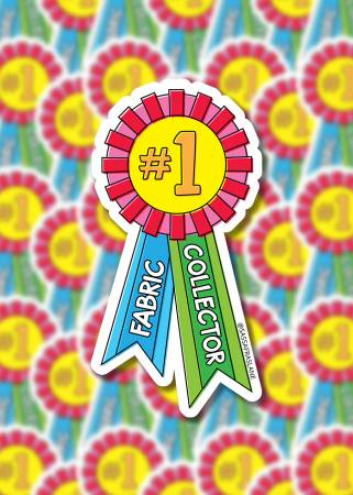 #1 Fabric Collector Award Sticker