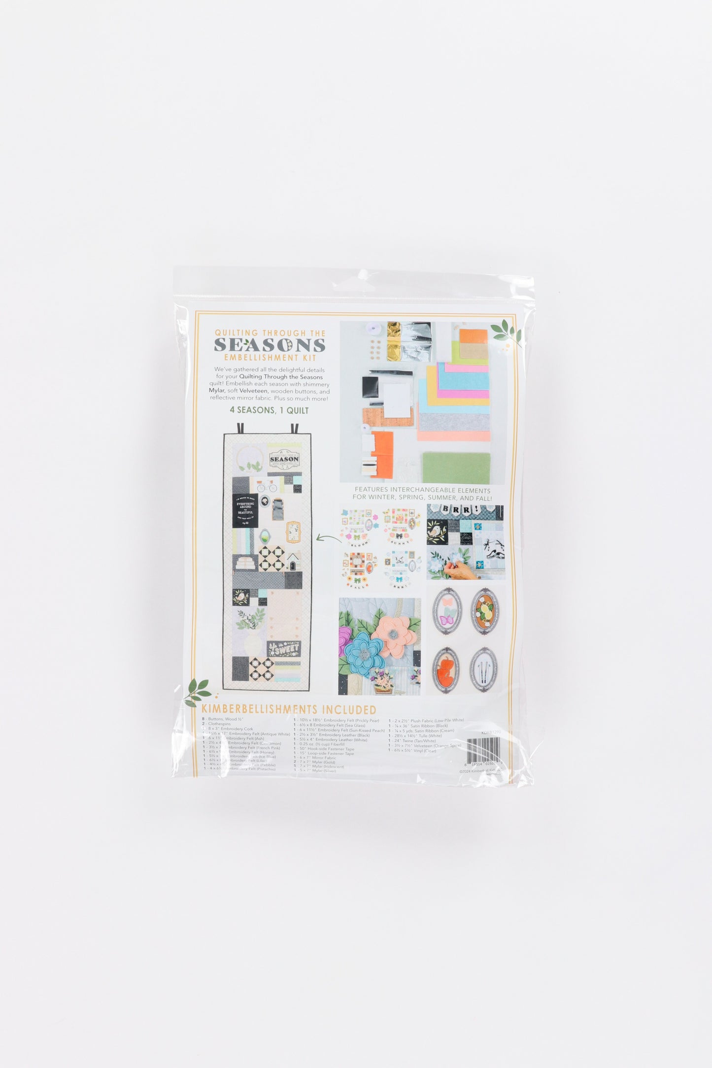 Kimberbell Quilting Through the Seasons Embellishment kit