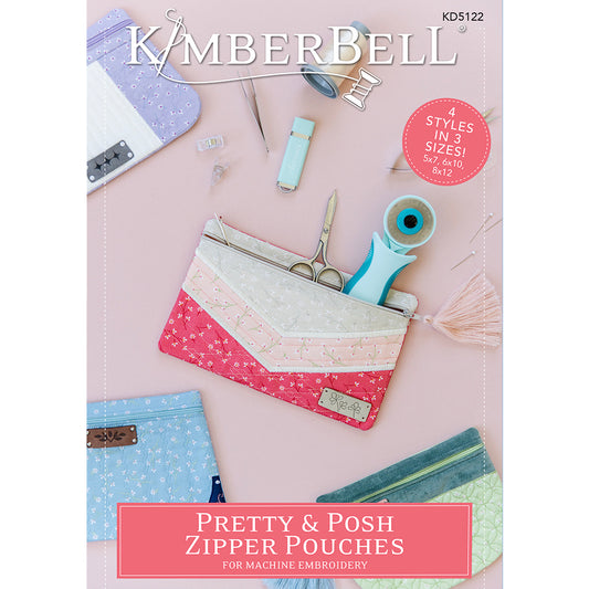 Kimberbell Pretty & Posh Zipper Pouches CD