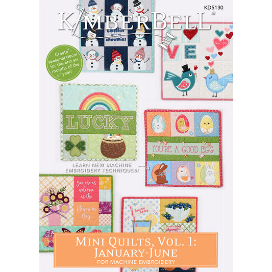 Kimberbell Mini Quilts Jan-June Embroidery CD