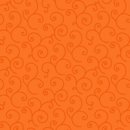 Kimberbell Orange Tonal Scroll Fabric MAS8243-O2