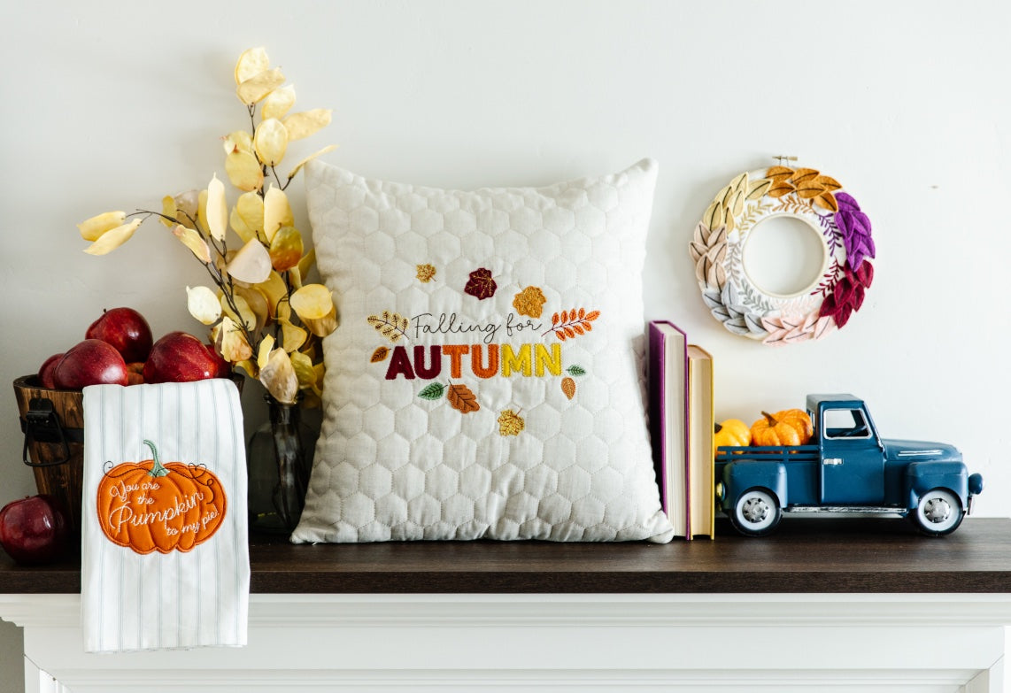 Kimberbell Falling For Autumn Wallhanging Embroidery CD