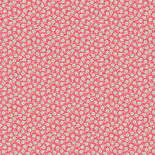 Lori Holt Bee Dots Erma Tea Rose Fabric C14177-TEAROSE