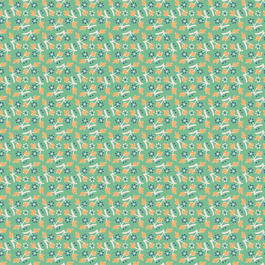 Lori Holt Mercantile Memories Leaf Fabric C14390-LEAF