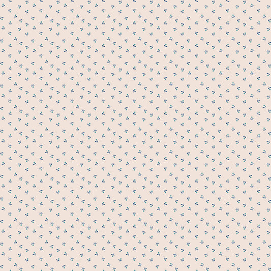 Lori Holt Mercantile Sweet Background Denim Fabric C14405-DENIM