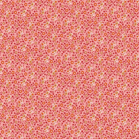 Lori Holt Autumn Coral Fabric C14656-CORAL