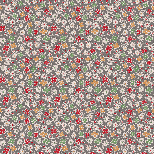 Lori Holt Autumn Milk Can Fabric C14659-MILKCAN