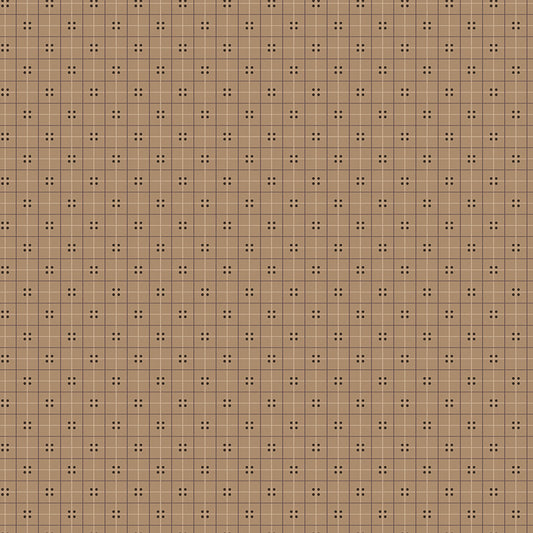 Lori Holt Autumn Brown Sugar Fabric C14661-BROWNSUGAR