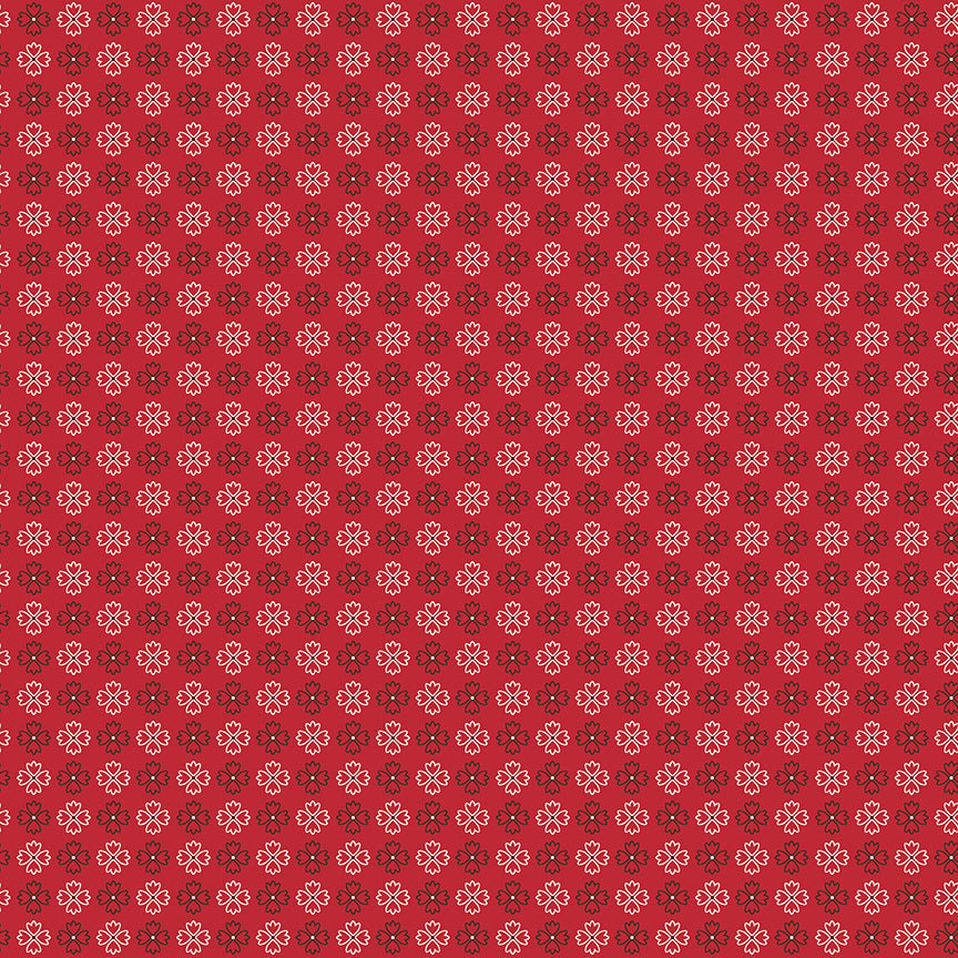 Lori Holt Autumn Schoolhouse Fabric C14668-SCHOOLHOUSE