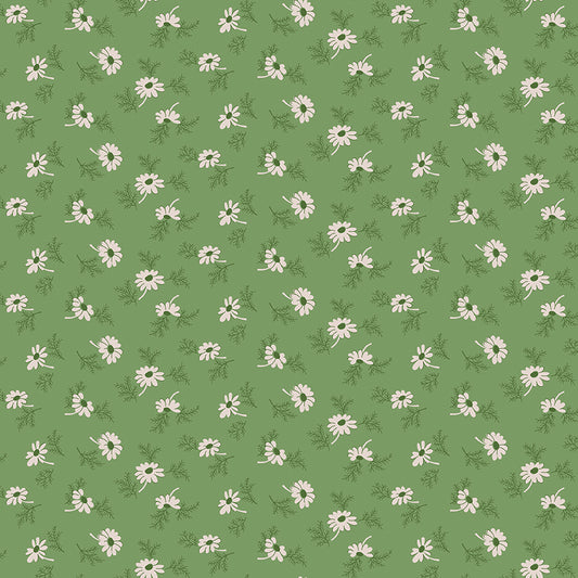 Lori Holt Home Town Holiday Fabric C14903-BASIL