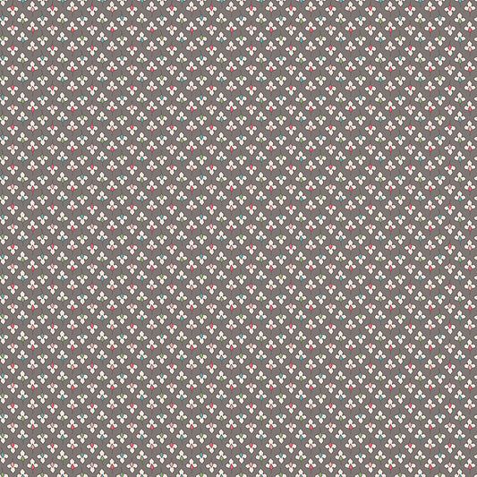 Lori Holt Home Town Holiday Fabric C14904-MILKCAN