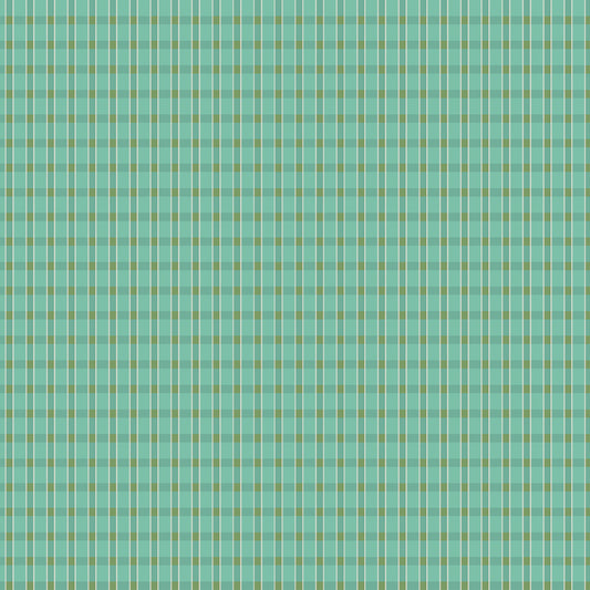 Lori Holt Home Town Holiday Fabric C14905-SEAGLASS