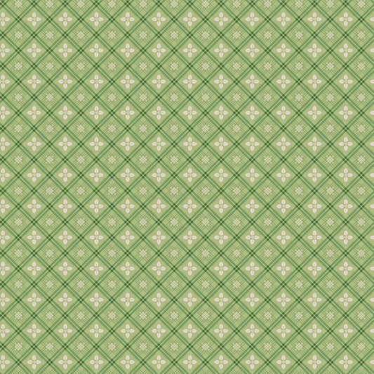 Lori Holt Home Town Holiday Fabric C14909-LETTUCE