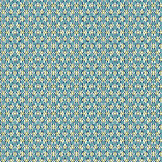 Lori Holt Home Town Holiday Fabric C14914-RAINDROP