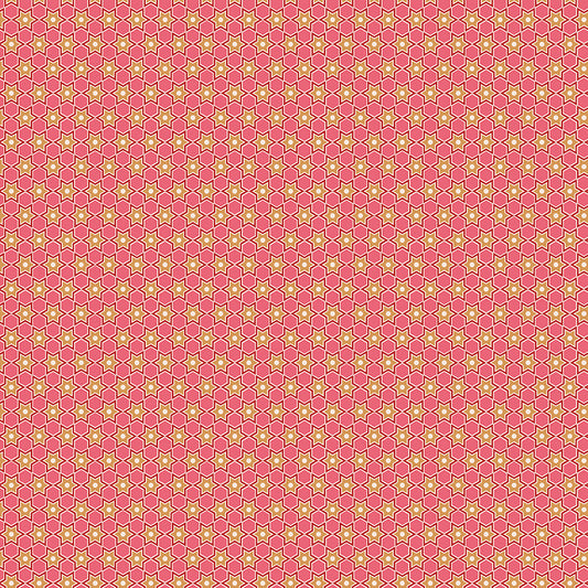 Lori Holt Home Town Holiday Fabric C14914-TEAROSE