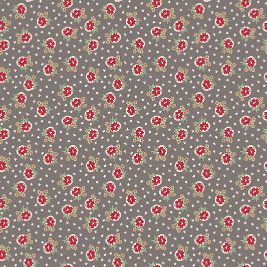 Lori Holt Home Town Holiday Fabric C14916-MILKCAN