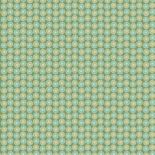 Lori Holt Home Town Holiday Fabric C14917-CLOVER