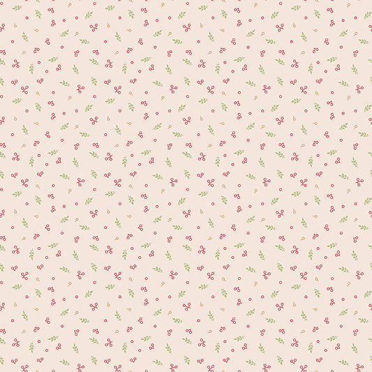 Lori Holt Home Town Holiday Fabric C14918-LATTE