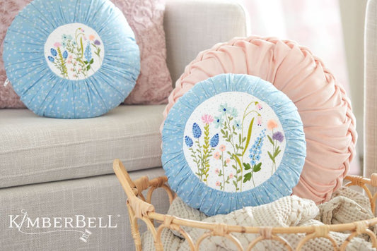 Kimberbell Digital Dealer Exclusives 3 January 2024 - Hello Spring Round Pillow embroidery design