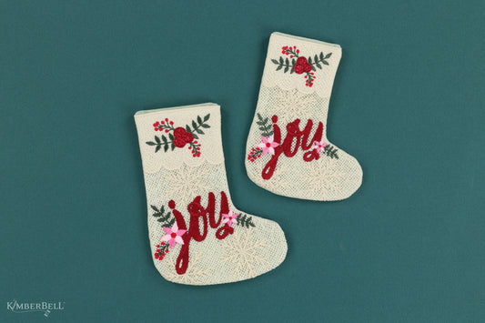 Kimberbell Digital Dealer Exclusives 3 November 2024 - Christmas Joy Lace Stocking embroidery design
