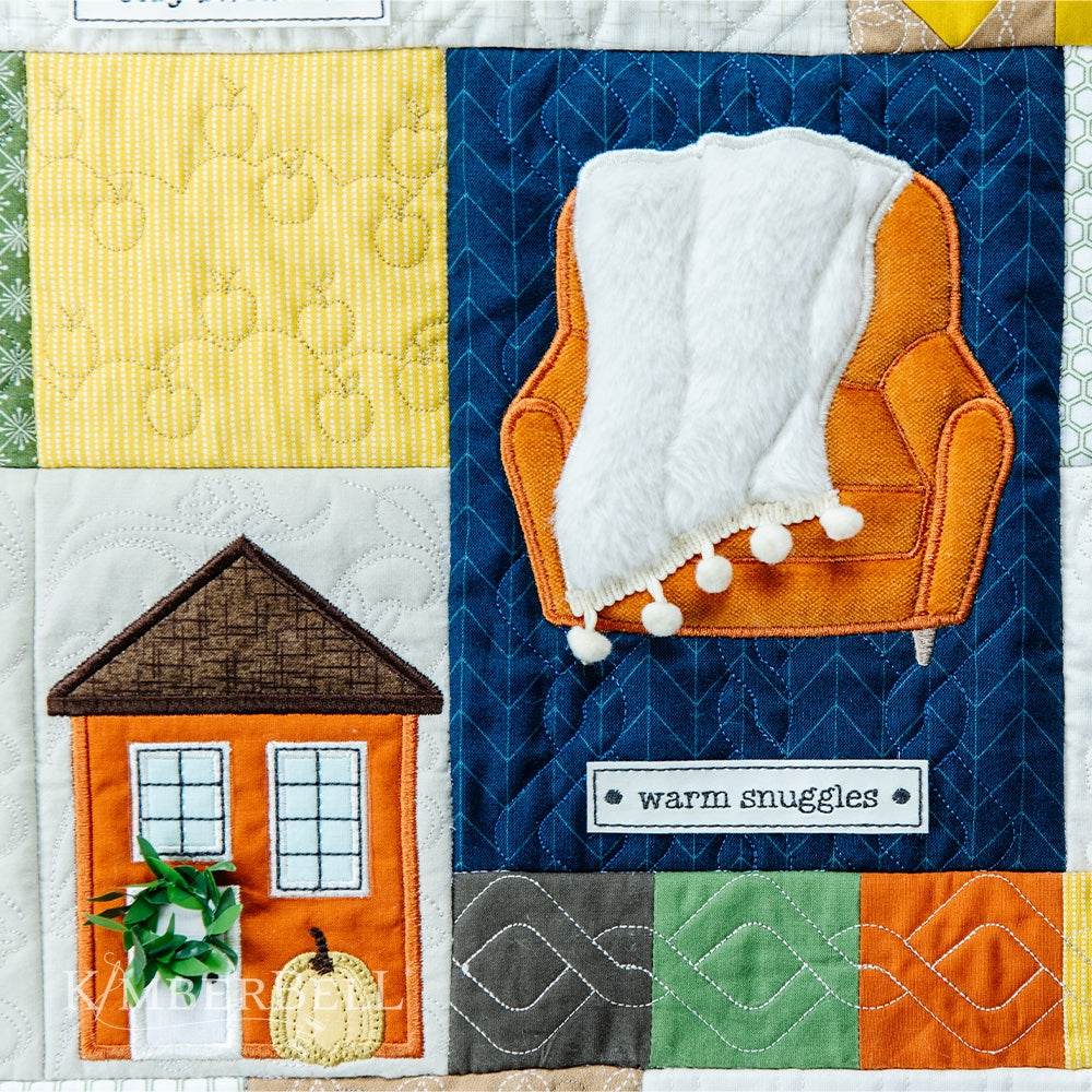 Kimberbell Falling For Autumn Wallhanging Embroidery CD