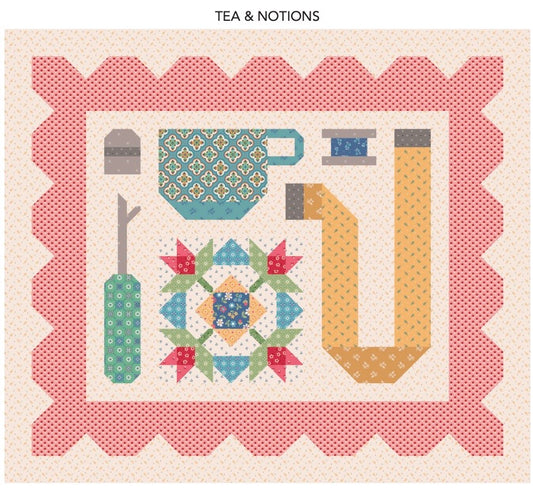 Lori Holt Mercantile FABRIC KIT ONLY for Tea & Notions Seeds pattern