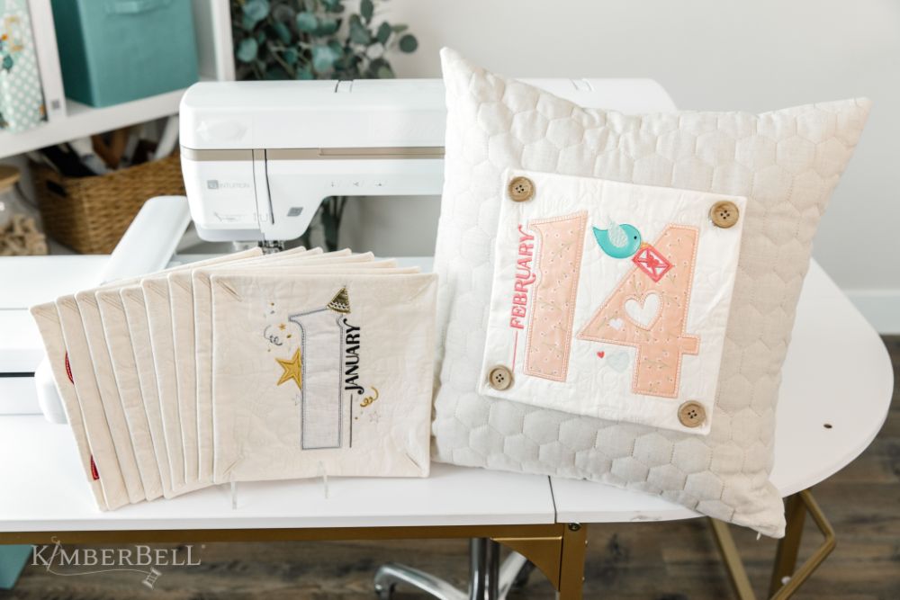Fabric Kit for Kimberbell Save the Date Pillow - February 14th