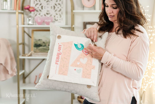 Fabric Kit for Kimberbell Save the Date Pillow - February 14th