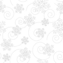 Kimberbell Basics Snowflakes Fabric MAS8240-WW